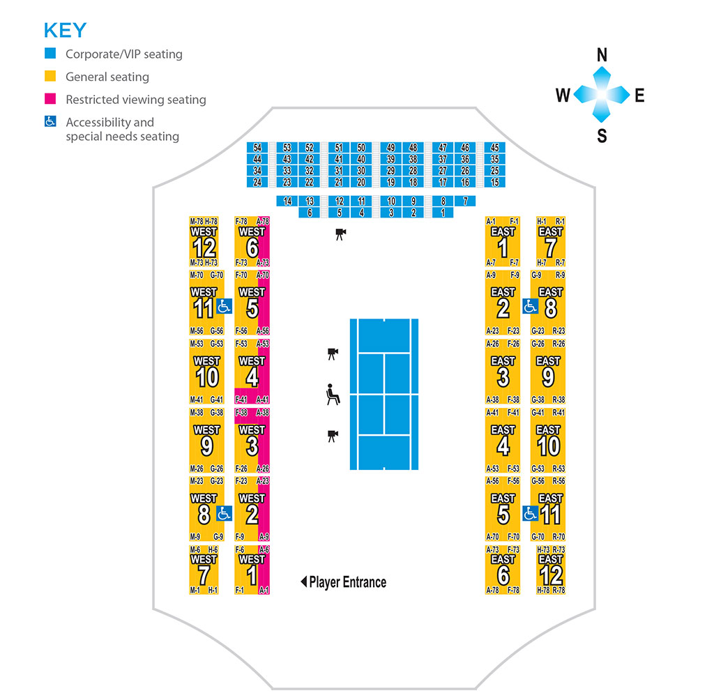 Hobart Arena Seating Chart