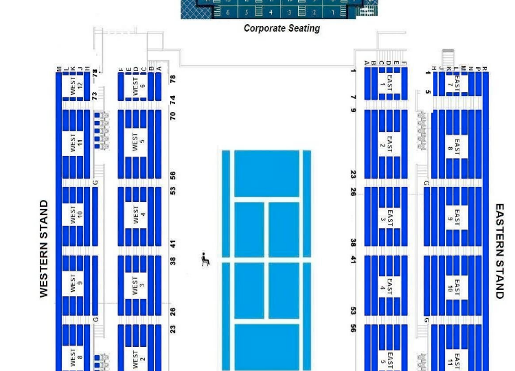 Moorilla stadium map