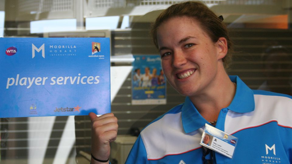 Meg, our wonderful helper in Player Services