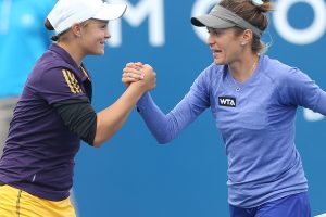 Ashleigh Barty and Bojana Bobusic