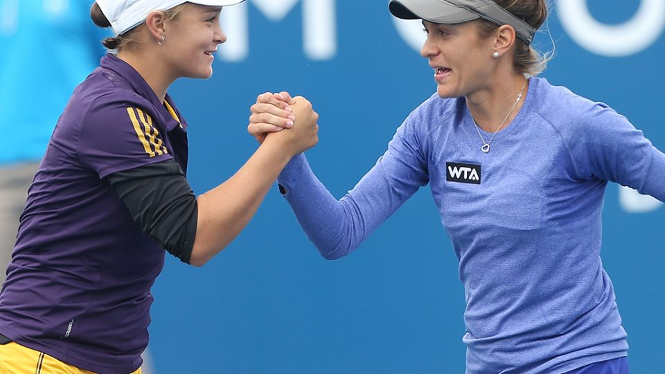 Ashleigh Barty and Bojana Bobusic