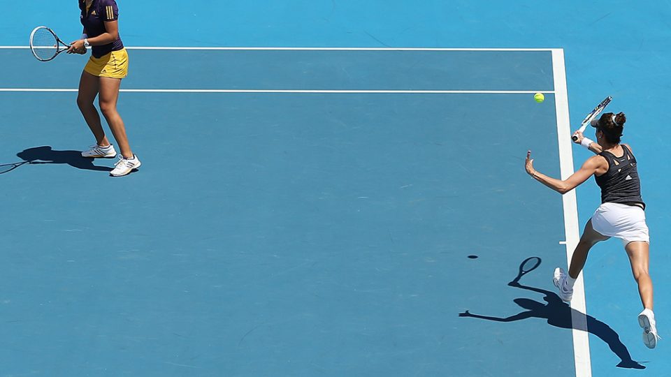 Ashleigh Barty and Bojana Bobusic