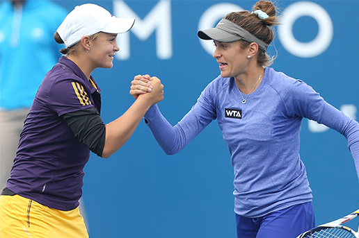 Ashleigh Barty and Bojana Bobusic