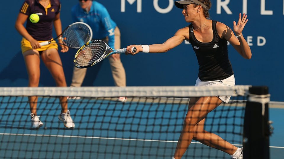 Bojana Bobusic and Ashleigh Barty