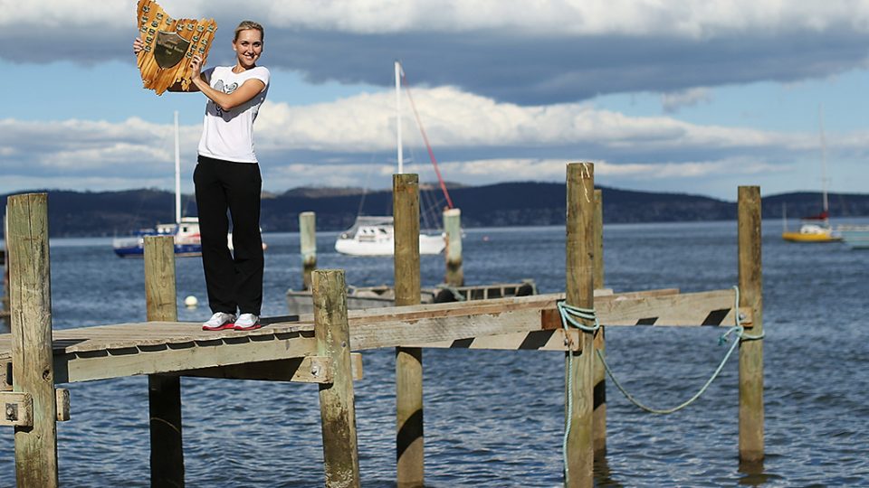 Elena Vesnina at Battery Point