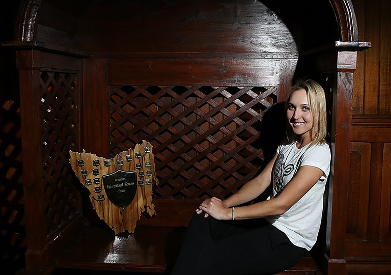 Elena Vesnina at Henry Jones Art Hotel