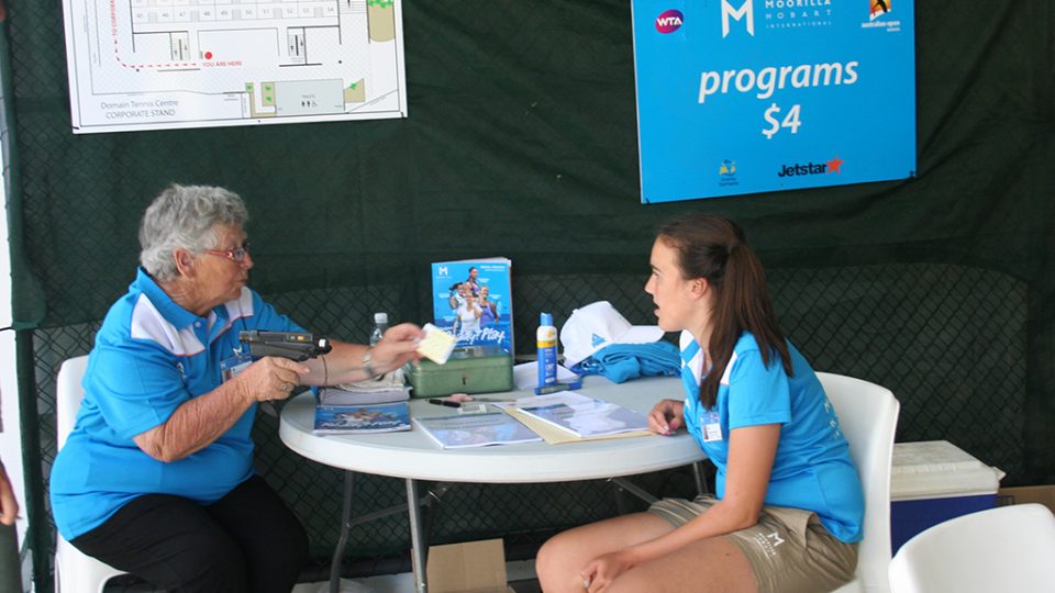 Scanning tickets and selling programs