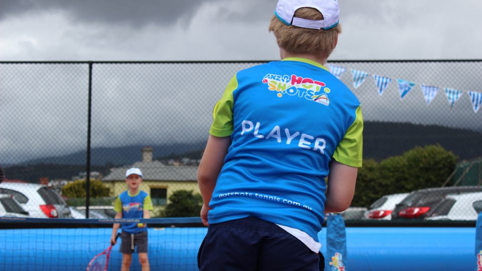 Hobart International Kids Tennis Day presented by Nickelodeon. Picture: Briony Craber